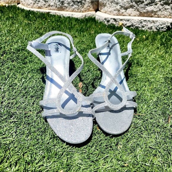 Women's Fioni sparkle criss-cross heels - Picture 7 of 13